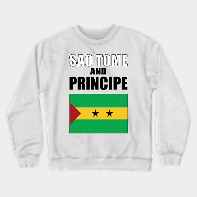 Flag of Sao Tome and Principe Crewneck Sweatshirt by KewaleeTee